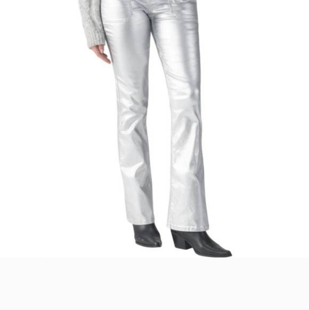Sanctuary Metallic Silver Pants
